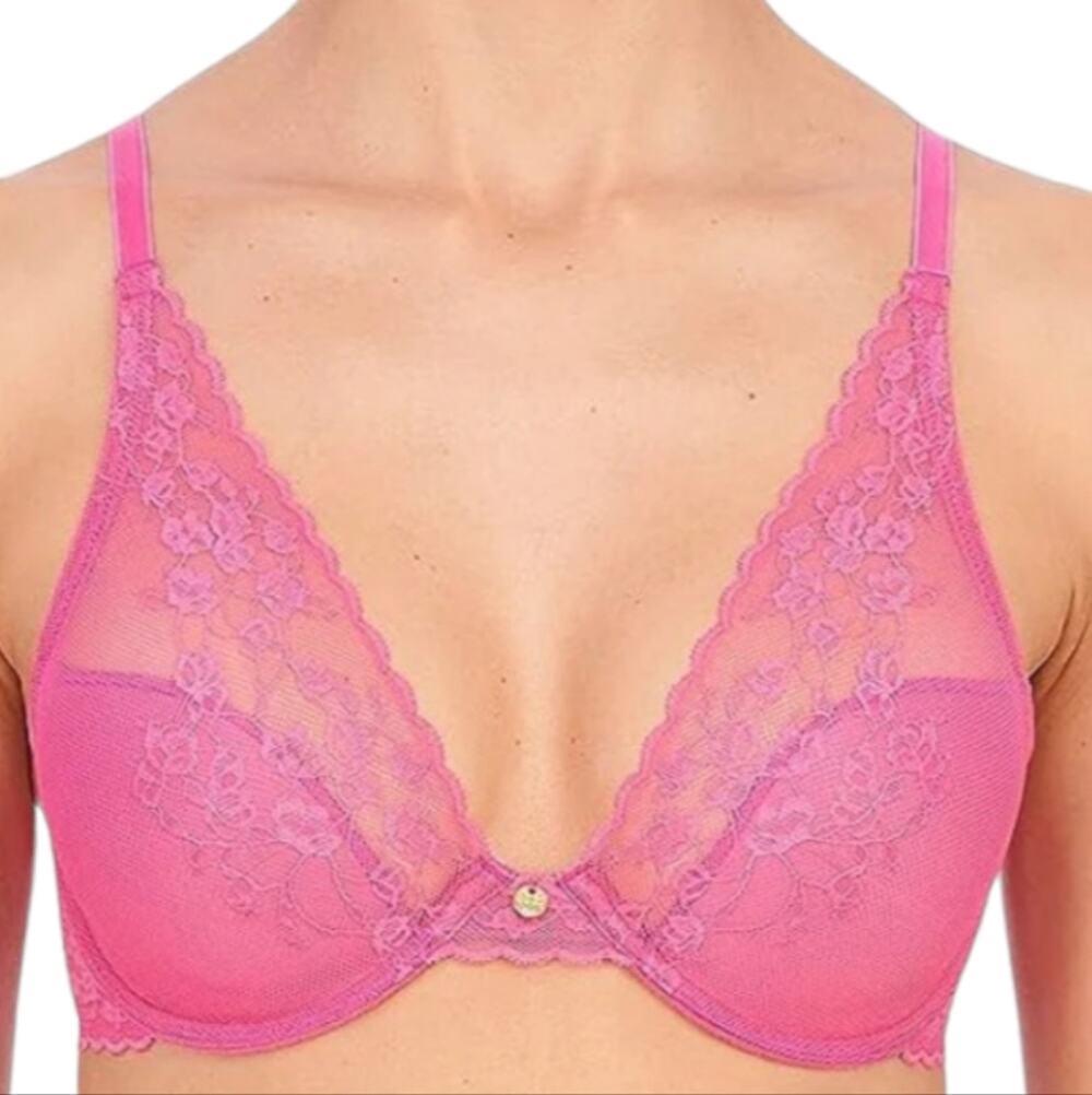New Cherry Blossom Pink Bra 32DDD (32F) Underwire Lace